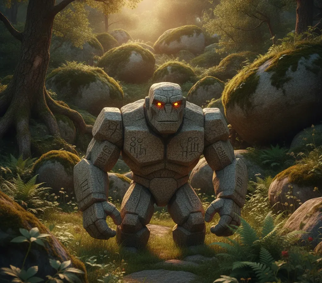 Golem des Monts de la Madeleine | mythe et mascotte - golem monts madeleine histoire mascotte